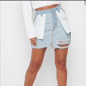 Denim skirt